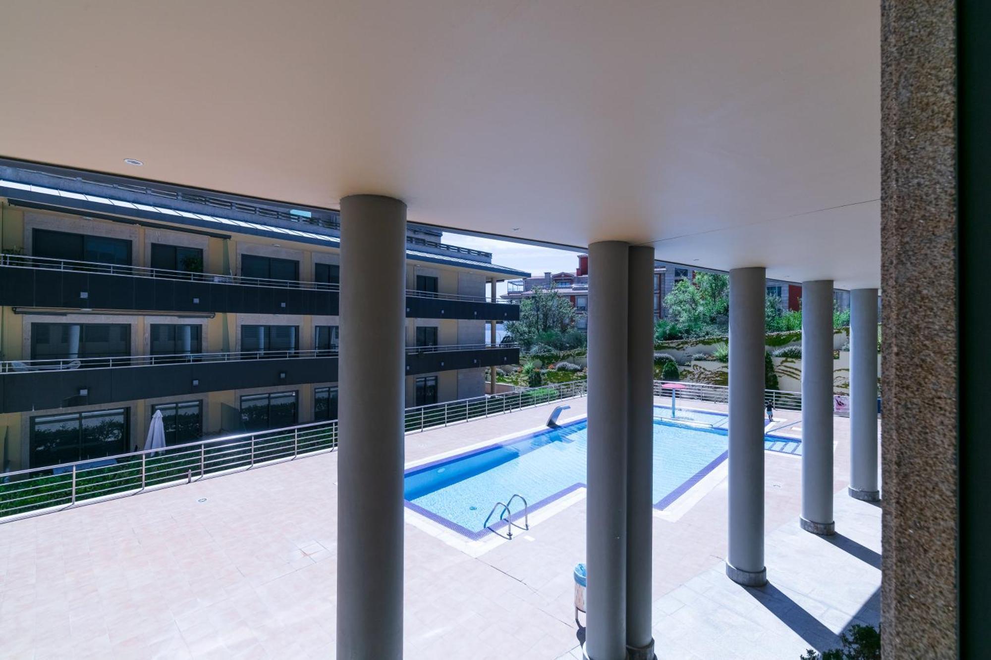 Playa Sanxenxo Apartamento Exterior foto